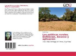 Las políticas rurales. Definición, Alcance y aplicación