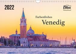 Farbenfrohes Venedig (Wandkalender 2022 DIN A4 quer)