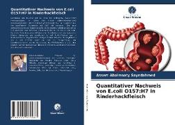 Quantitativer Nachweis von E.coli O157:H7 in Rinderhackfleisch