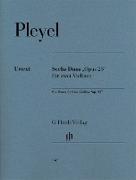 Pleyel, Ignaz - Sechs Duos "op. 23" für zwei Violinen