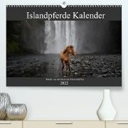 Islandpferde Kalender - Pferde von der Insel aus Feuer und Eis (Premium, hochwertiger DIN A2 Wandkalender 2022, Kunstdruck in Hochglanz)