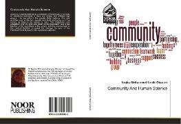 Community And Human Science