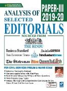 Analysis of Selected Editorials Paper-3 (2019- 2020)