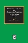 Marriages and Deaths from Richmond, Virginia Newspapers, 1780-1820