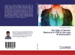 The Role of Human Resource in CSR in the case of McDonald's