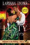 Lusty Letters - Large Print