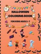 Halloween Coloring Book for Children Ages 3 - 7