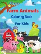 Farm Animals Coloring Book for Kids