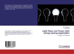 Light Pipes and Power LEDs Energy Saving Application