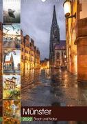 Münster - Stadt und Natur (Wandkalender 2022 DIN A2 hoch)