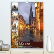 Münster - Stadt und Natur (Premium, hochwertiger DIN A2 Wandkalender 2022, Kunstdruck in Hochglanz)