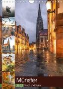 Münster - Stadt und Natur (Wandkalender 2022 DIN A4 hoch)