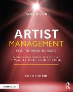 Artist Management for the Music Business