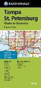 Rand McNally Folded Map: Tampa-St. Petersburg-Ocala to Sarasota Regional Map