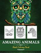 Amazing Animals Grown-ups Coloring Book