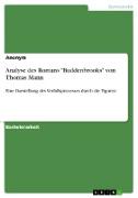 Analyse des Romans "Buddenbrooks" von Thomas Mann