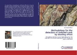 Methodology for the detection of induced crack by blasting effect