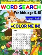 Themed Word Search for kids age 5-10