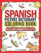 Spanish Picture Dictionary Coloring Book