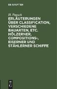 Erläuterungen über Classification, verschiedene Bauarten, etc. hölzerner, Compositions-, eiserner und stählerner Schiffe