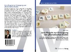 Java-Plug-In zur Erzeugung von phonetischen Kodes