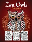 Zen Owls Coloring Book