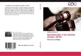 Introducción a los Juicios Orales -2013-