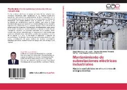 Mantenimiento de subestaciones eléctricas industriales