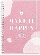 Make It Happen Rosa Kalender 2022