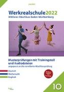 Werkrealschule 2022 Mittlerer Abschluss Baden-Württemberg - Ausfgabenband