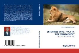 ENTERPRISE WIDE / HOLISTIC RISK MANAGEMENT