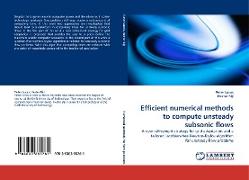 Efficient numerical methods to compute unsteady subsonic flows