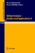 Global Analysis. Studies and Applications II
