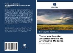 Texte von Basotho Akkordeonmusik als alternative Moderne