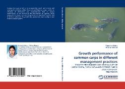 Growth performance of common carps in different management practices