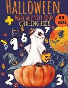 Halloween Theme Math Fun Activity Book for Kids ages 4-8