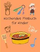 Kochendes Malbuch für Kinder