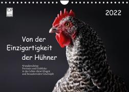 Von der Einzigartigkeit der Hühner 2022 (Wandkalender 2022 DIN A4 quer)