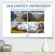 Dolomiten Impression, Hochpustertal, Seiser Alm, Gröden, Val di Fassa (Premium, hochwertiger DIN A2 Wandkalender 2022, Kunstdruck in Hochglanz)