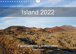 Island Wandkalender 2022 - Faszinierende Landschaftsfotografien (Wandkalender 2022 DIN A4 quer)