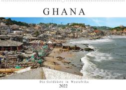 Ghana - Die Goldküste in Westafrika (Wandkalender 2022 DIN A2 quer)