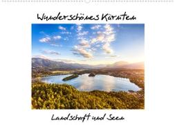 Wunderschönes Kärnten. Landschaft und Seen.AT-Version (Wandkalender 2022 DIN A2 quer)