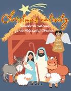 Christmas Nativity coloring book