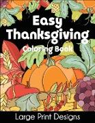 Easy Thanksgiving Coloring Book