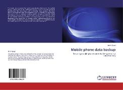 Mobile phone data backup