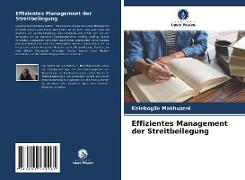 Effizientes Management der Streitbeilegung