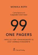 Compliance und Corporate Governance - 99 One Pagers