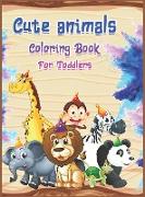 Cute Animals Coloring Book for Toddlers