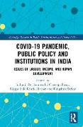 COVID-19 Pandemic, Public Policy, and Institutions in India