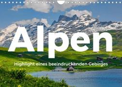 Alpen - Highlight eines beeindruckenden Gebirges (Wandkalender 2022 DIN A4 quer)